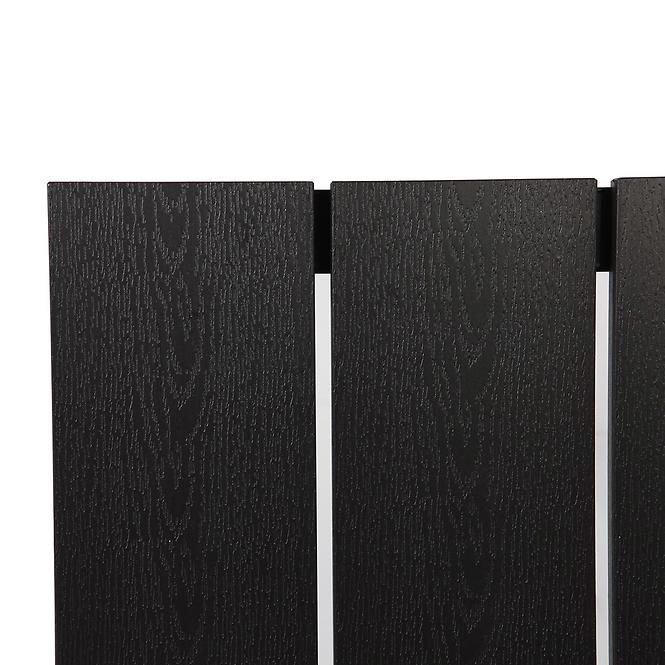Polywood Tisch Silber/Schwarz 150x90cm
