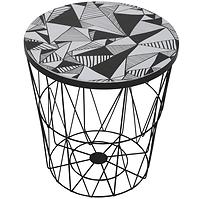 Korb Basket Schwarz/Dreiecke
