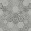 Bodenfliese Patchwork hexagon grey 60/60 REKT.,3