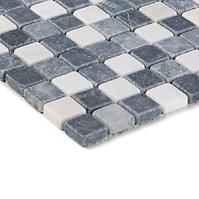 Mosaik Marmormix grau weiß 47581 30x30