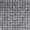 Mosaik Marmor schwarz/glassmix schwarz 47833 30,5x30,5x0,8,2