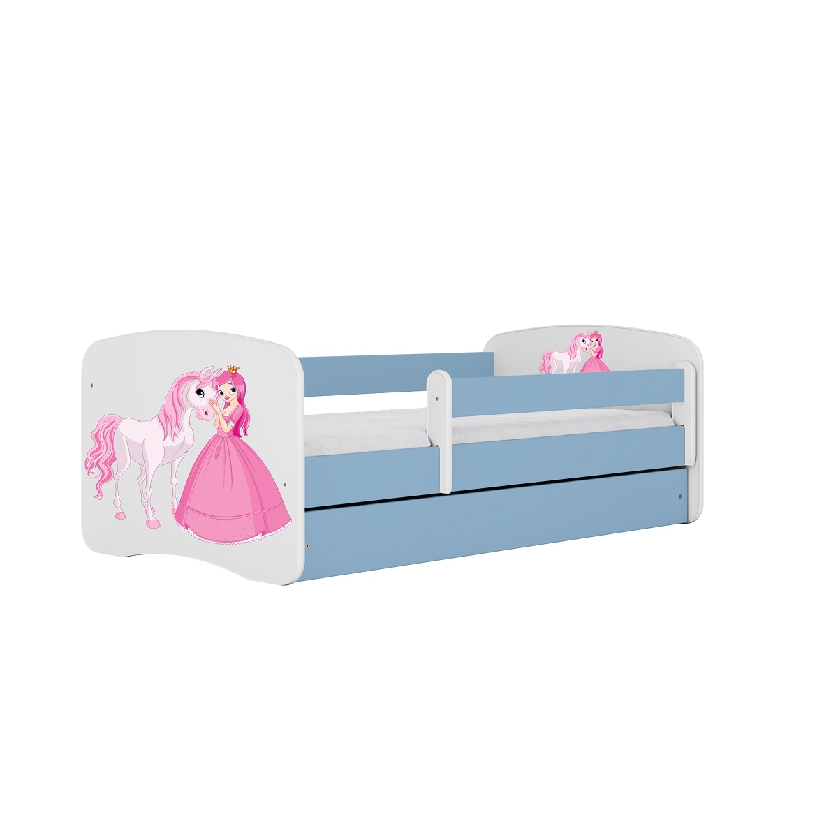 Kinderbett Babydreams+SZ+M blau 70x140 Prinzessin 2
