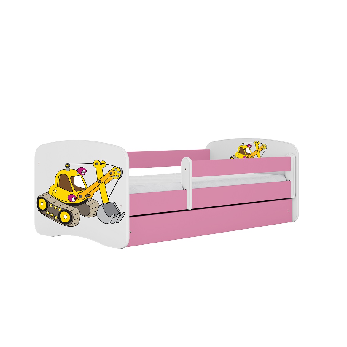 Kinderbett Babydreams+SZ+M rosa 80x160 Bagger