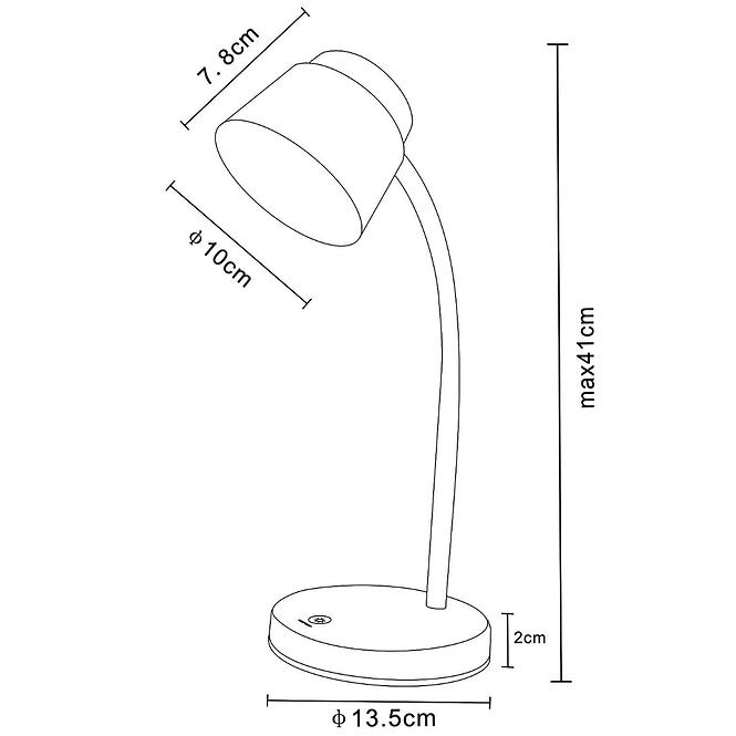 Tischlampe  LED 1607 5W CERNA LB1