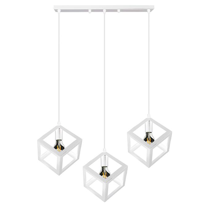 Lampe Polux Sweden-3 Weiß E27x3