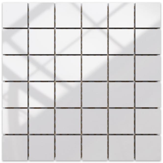 Mosaik Blanco Brillo (4,8x4,8) 30/30
