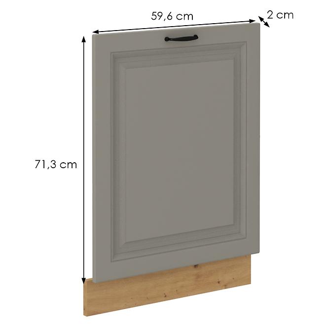 Türen für Einbauspülmaschine Küchenschrank Stilo claygrey/artisan 713x596