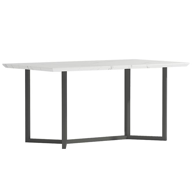Tisch Marmaris 2203 160x90x75 marmor/schwarz