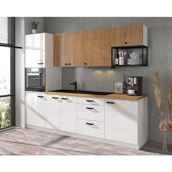 Küchenschrank MIA weiß glänzend/weiß 60dp-210 2f