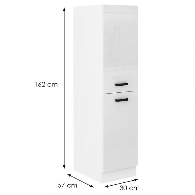 Küchenschrank MIA weiß glänzend/weiß 30dk-162 2f cargo