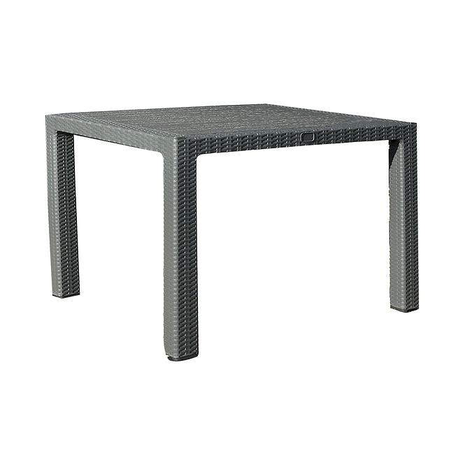 Tisch aus Kunststoff Infinity 90x90 cm grauer